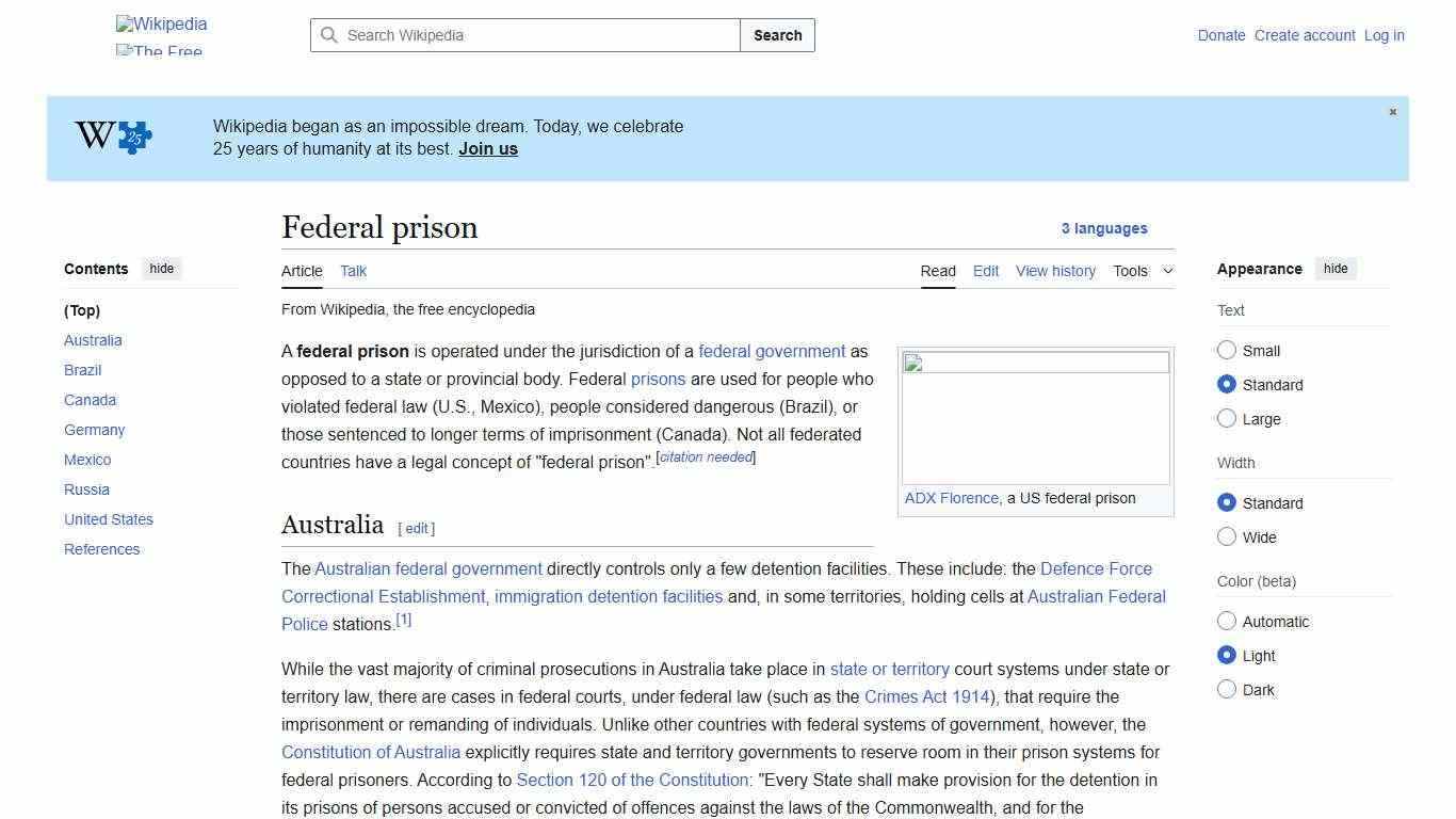 Federal prison - Wikipedia