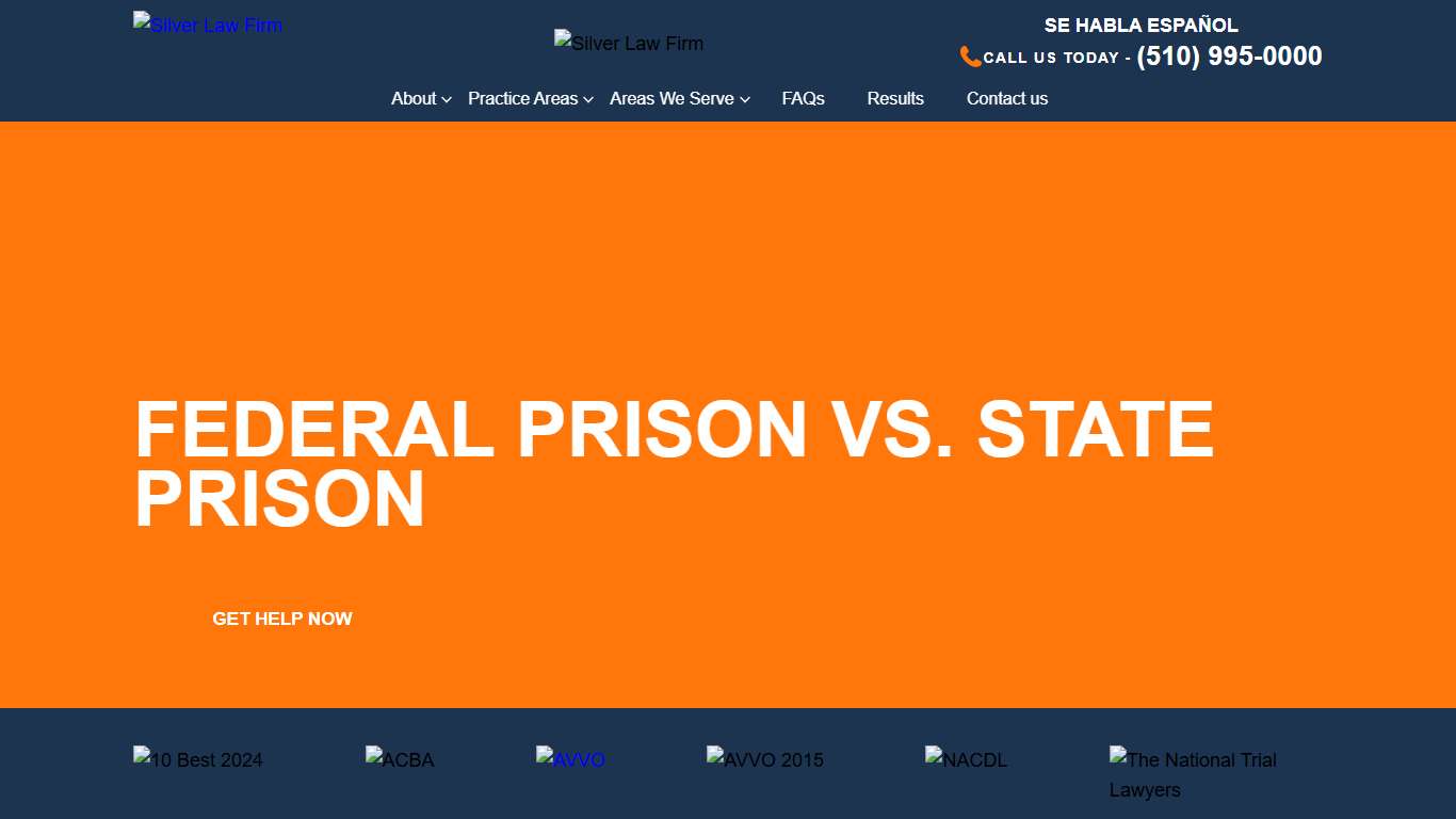 Federal Prison vs. State Prison | Silver Law Firm